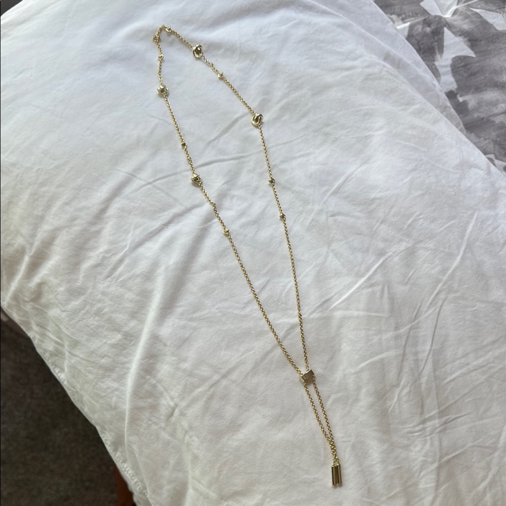 Kendra Scott long Gold Necklace